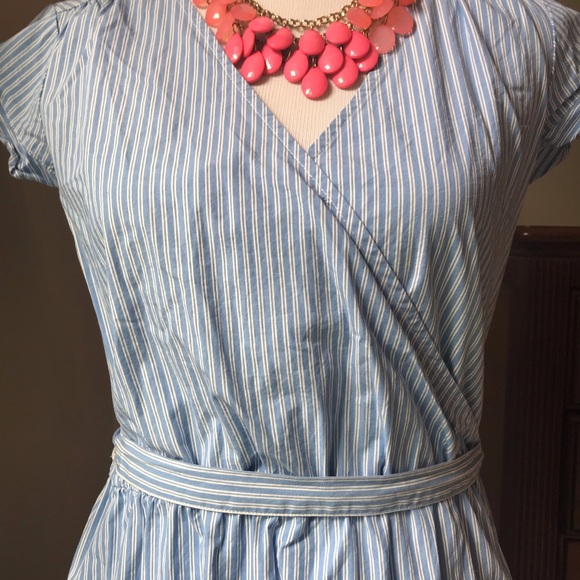 A New Day, Blue Striped Dress - Picture 2 of 7